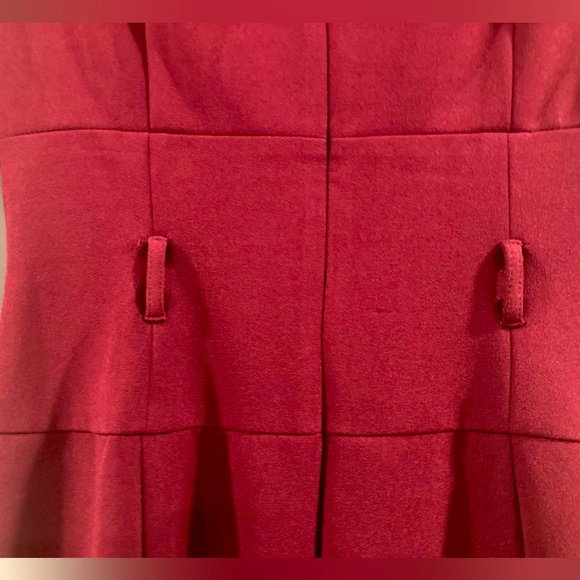 Professional Vintage 1950s Style Midi Dresses, maroon and purple, size 2 - Picture 3 of 11